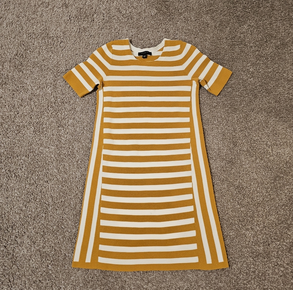 Ann Taylor Striped Knit Dress Size XS Petite - Picture 4 of 6